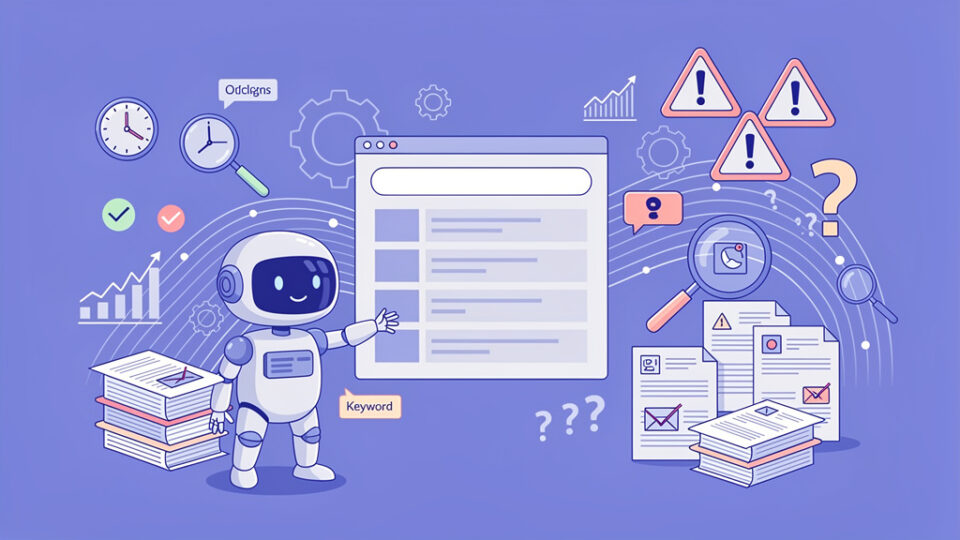 AI w SEO: gdzie realnie oszczędza czas, a gdzie zwiększa ryzyko błędów