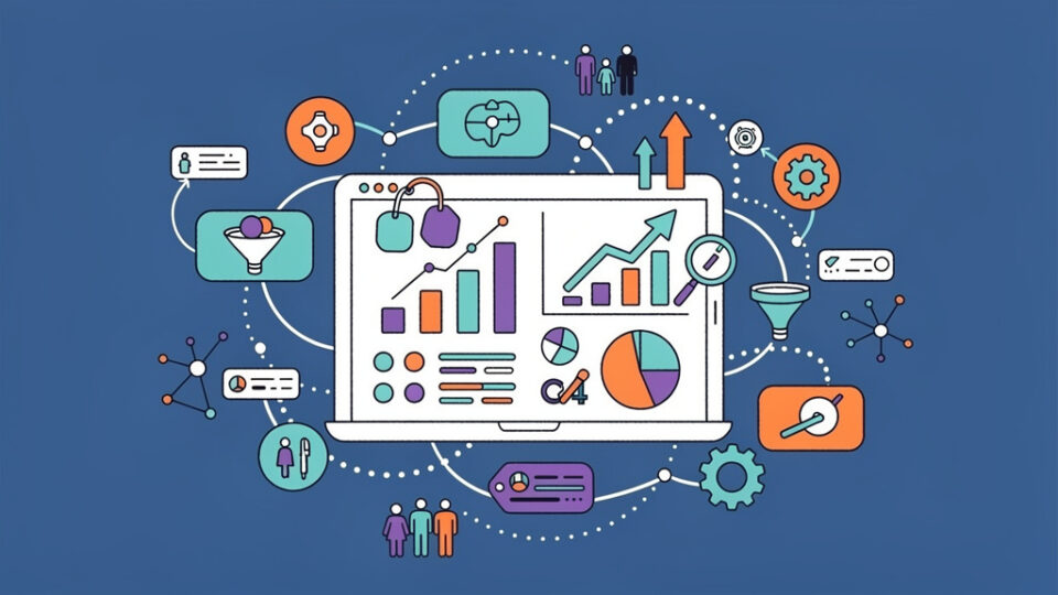 checklista konfiguracji GA4 pod SEO: zdarzenia, konwersje, filtry, UTM