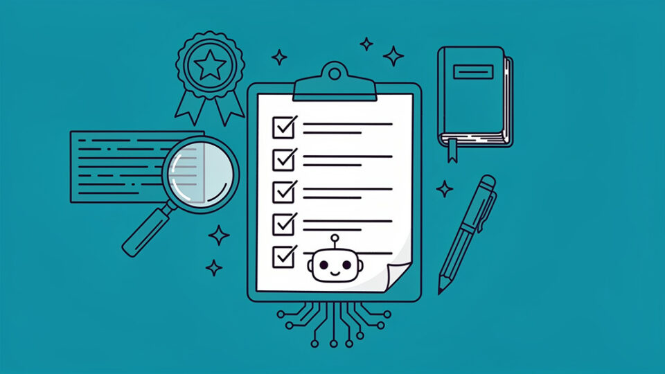 checklista kontroli jakości treści tworzonych z AI: fakty, źródła, styl, E-E-A-T