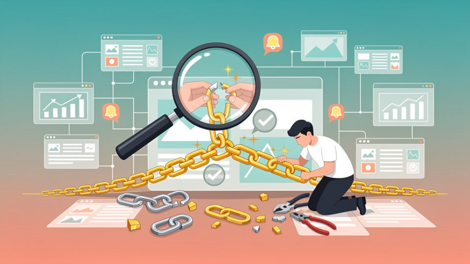 Jak robić link reclamation: odzyskiwanie wzmianek i naprawa utraconych linków