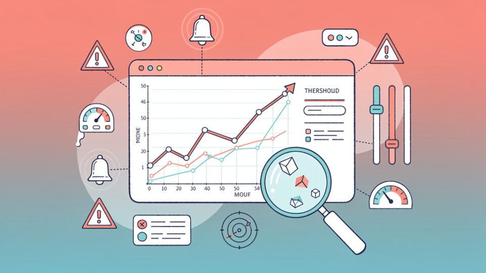 Jak wykrywać spadki: alerty w Looker Studio/GA4 + progi anomalii