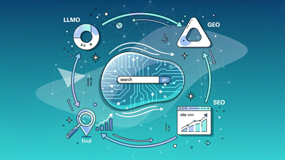 LLMO/GEO/SEO: słownik pojęć 2026 — co jest czym i co mierzyć